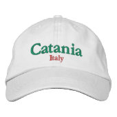 Catania Italien Stadt Pride Bestickte Baseballkappe (Vorderseite)