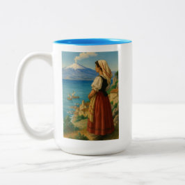 "Catania Lady" Zweifarbige Tasse