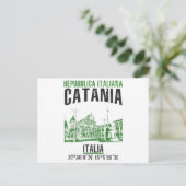 Catania Postkarte (Stehend Vorderseite)