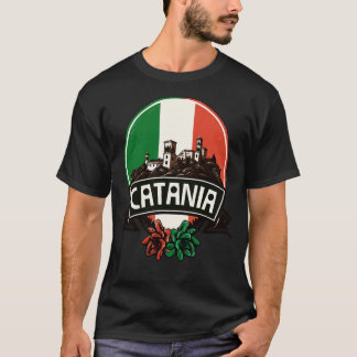 Catania Sicilia Retro Design Italienische Region T-Shirt