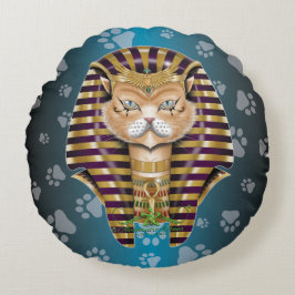 CATankhaMEOW Rundes Kissen