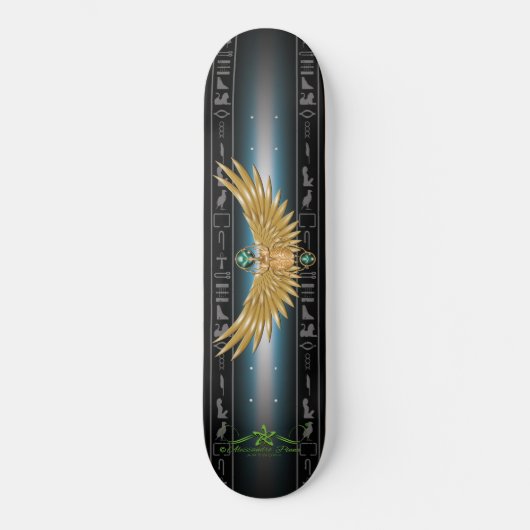 CATankhaMEOW Scarab Skateboard (Vorderseite)