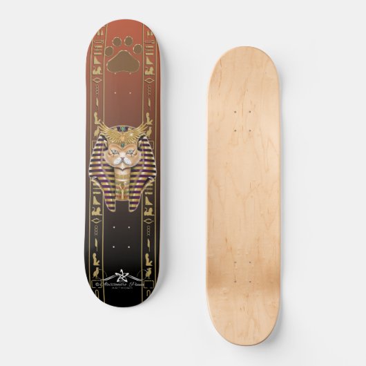 CATankhaMEOW Skateboard (Vorderseite)