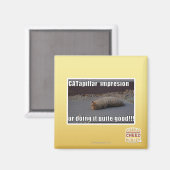 CATapillar Magnet (Vorderseite/Rückseite)
