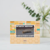 CATapillar Postkarte (Stehend Vorderseite)