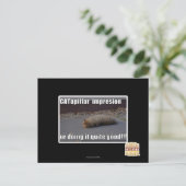 CATapillar Postkarte (Stehend Vorderseite)