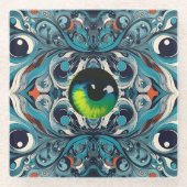 Cataract Counterattacke Ken Gage Art Glasuntersetzer (Vorderseite)