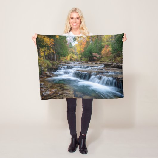 Cataract Falls in den USA Fleecedecke (Beispiel)
