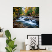 Cataract Falls in den USA Poster (Heimbüro)