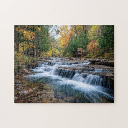 Cataract Falls in den USA Puzzle (Horizontal)