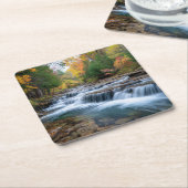 Cataract Falls in den USA Rechteckiger Pappuntersetzer (angewinkelt)