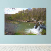 Cataract Falls, Upper Falls, Indiana Leinwanddruck (Insitu (Holzboden))