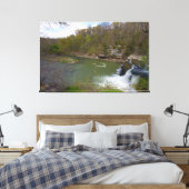 Cataract Falls, Upper Falls, Indiana Leinwanddruck (Insitu (Schlafzimmer))