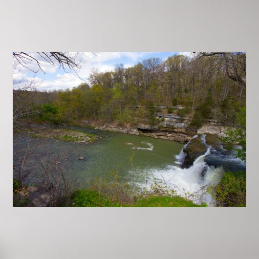 Cataract Falls, Upper Falls, Indiana Poster (Vorne)