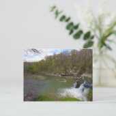 Cataract Falls, Upper Falls, Indiana Postkarte (Stehend Vorderseite)