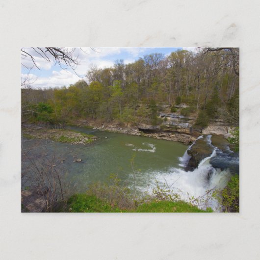 Cataract Falls, Upper Falls, Indiana Postkarte (Vorderseite)