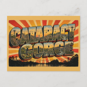 Cataract Gorge Tasmanien Australien Urbane Wildnis Postkarte