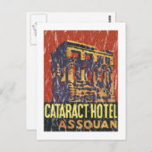 Cataract Hotel - in Not Postkarte (Vorne/Hinten)