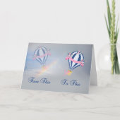 Cataract Operation mit Balloons Karte (Vorderseite)