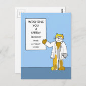 Cataract Operation Speedy Erholung Postkarte (Vorne/Hinten)