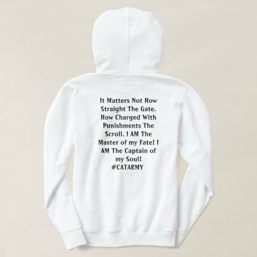 #CATARMY Offiziell #CatMaster2024 Felix Snarky Hoo Hoodie (Design Rückseite)