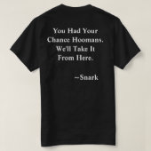 #CATARMY Offiziell Happy New Years #Hoomans SnarkY T-Shirt (Design Rückseite)