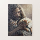 #CATARMY Offiziell "Jesus Liebe Cats" PuzzlY Jigsa Puzzle (Vertikal)