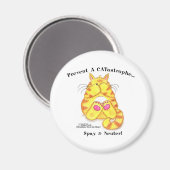 CATastrophe Magnet (Vorderseite/Rückseite)