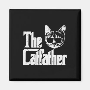 Catater Funny Cat Vater Fathers Day Movie Pun Papa Magnet