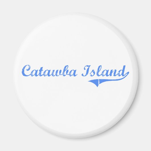 Catawba Island Ohio Classic Design Magnet (Vorne)