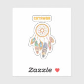 Catawba Tribe Native American Indian Proud Dream C Aufkleber (Blatt)