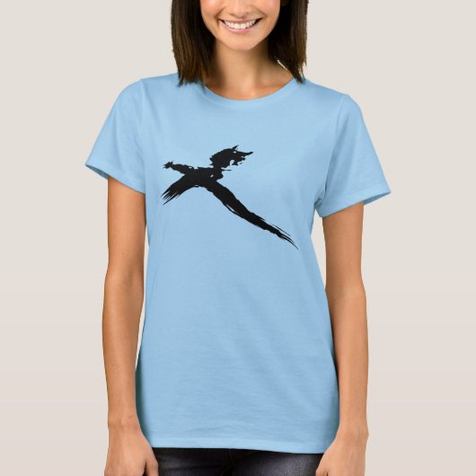 Catbird auf einem Stock T-Shirt (Vorderseite)