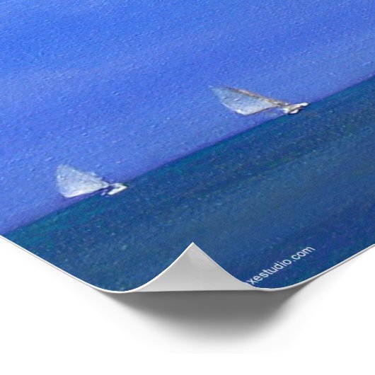 Catboat Race Poster (Ecke)