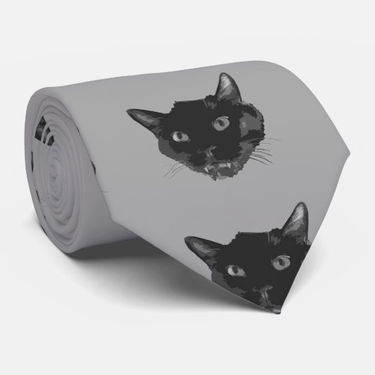Catbus Krawatte - ganz über Druck (Gerollt)