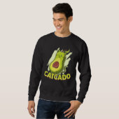 Catcado Cat Catcado Avocado Sweatshirt (Vorne ganz)