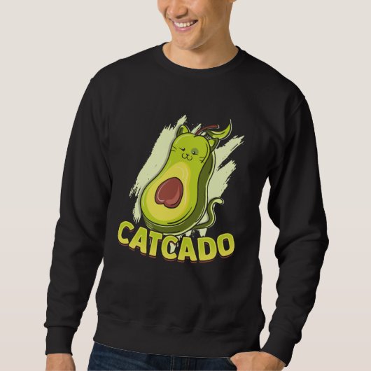 Catcado Cat Catcado Avocado Sweatshirt (Vorderseite)