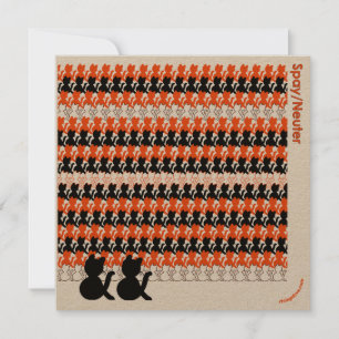 "Catcetera: Spay/Neuter" Rette die Vögel Feiertagskarte