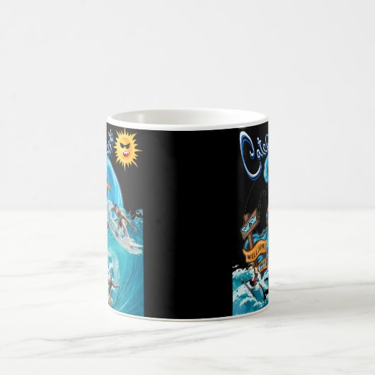 Catch A Wave Summer Surf Kaffeetasse (Mittel)