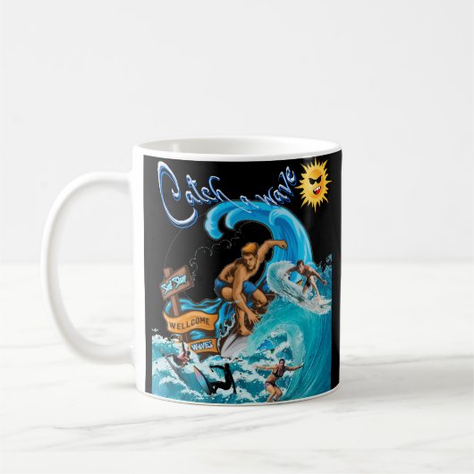 Catch A Wave Summer Surf Kaffeetasse (Links)