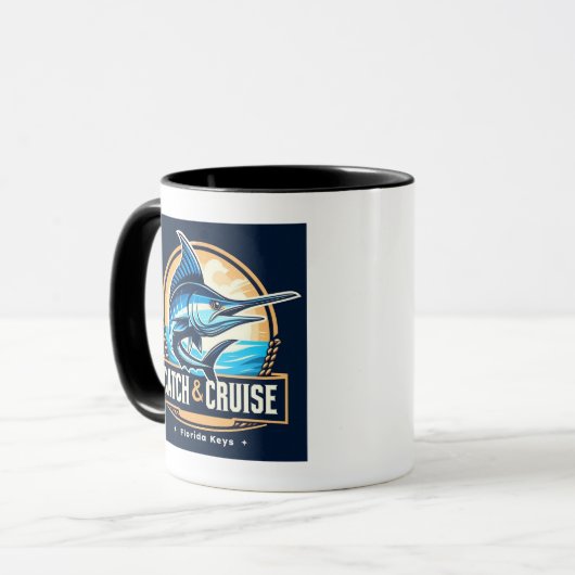 Catch and Cruise Adventures Tasse (Vorderseite Links)