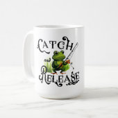 Catch And Release Angel-Frosch-Patch Kaffeetasse (Vorderseite Links)