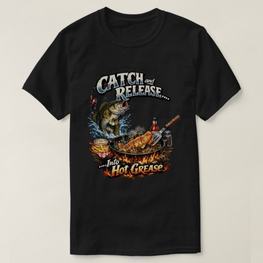Catch and Release Fischer T-Shirt (Design vorne)