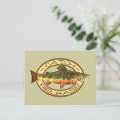Catch and Release Fishing Postkarte (Stehend Vorderseite)