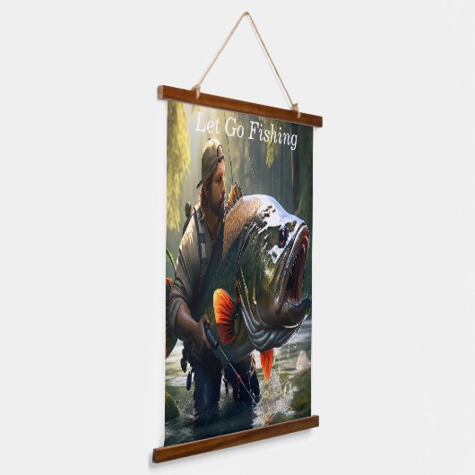 Catch Digital Art Wandteppich Mit Holzrahmen (Gewinkelt)