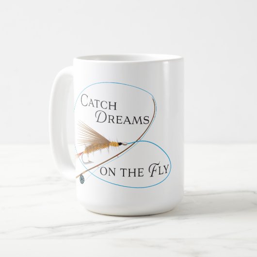 Catch dreams on the fly "Stimulator" Kaffeetasse (Vorderseite Links)