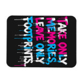 Catch Flights Not Feelings Regenbogen Graffiti Zit Magnet (Horizontal)