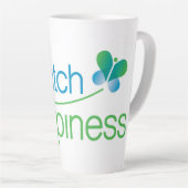 Catch Happiness in your moments! Milchtasse (Rechte Ecke)