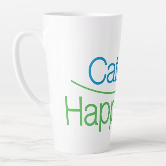 Catch Happiness in your moments! Milchtasse (Links)