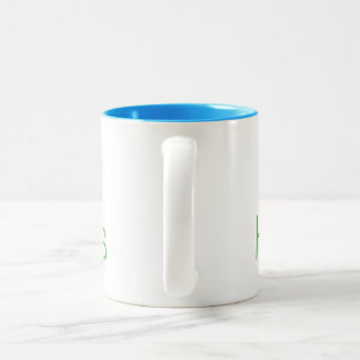 Catch Happiness in your moments! Zweifarbige Tasse