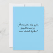 Catch the Date Einladung (Rückseite)